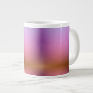 Une tasse en céramique avec un design dégradé