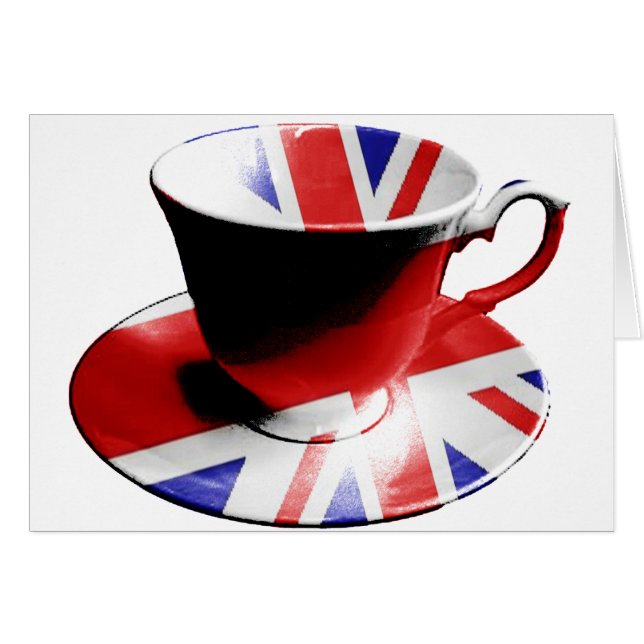 Une tasse intéressante de thé anglais (Devant horizontal)