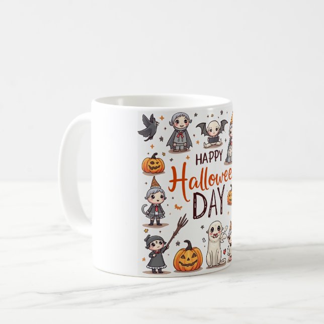 une tasse pour Halloween (Devant gauche)