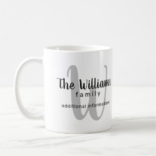 une tasse pour la famille avec ton nom
