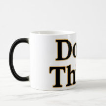 Une tasse pour l'esprit bruyant "Don't Thimk"