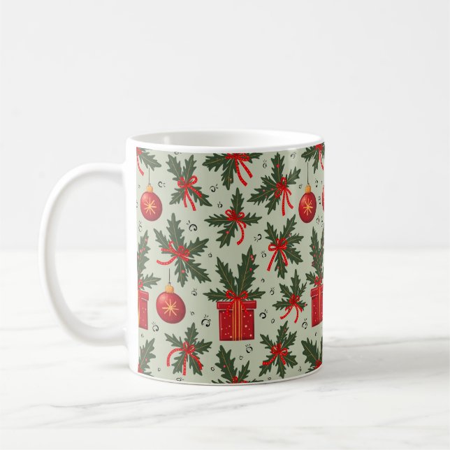 une tasse pour une fête de Noël (Gauche)
