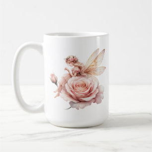 Une tasse rose fée mignonne