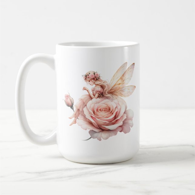 Une tasse rose fée mignonne (Gauche)