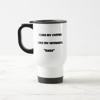 Une tasse voyageuse exprimant ses sentiments