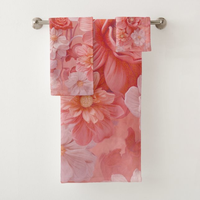 Une teinte douce, rose-orange appelée Peach Fuzz (En situation)