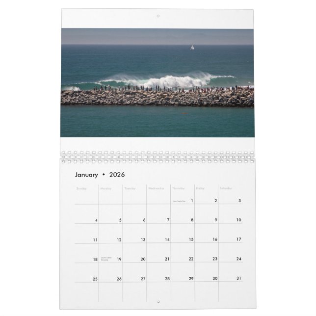 Une tranche de calendrier de l'orange 2015 (Jan 2026)