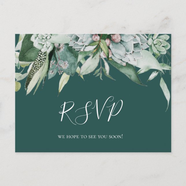 Une verdure succulente | Carte postale RSVP de mar (Devant)