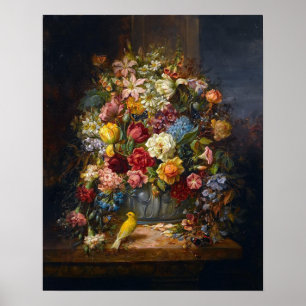 Une vie de fleurs morte by Hans Zatzka - affiche