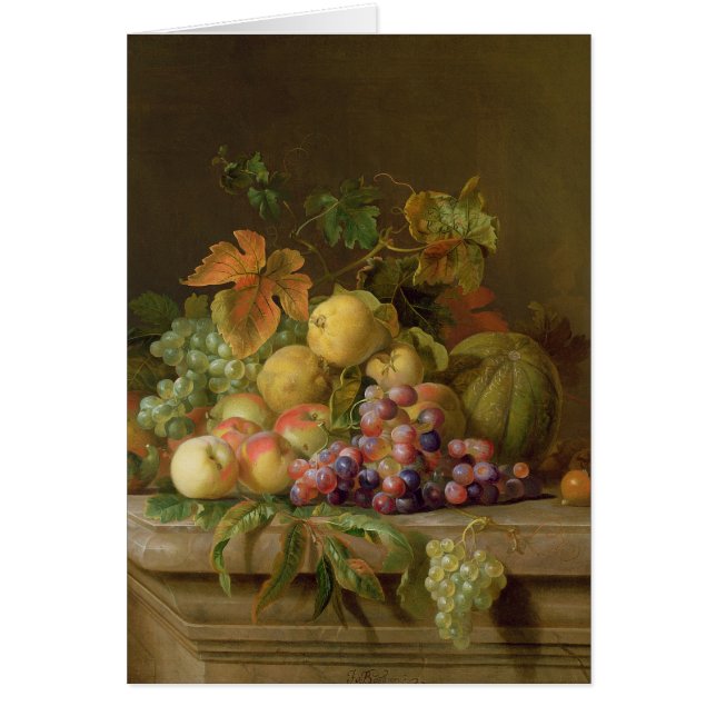 Une vie immobile des melons, des raisins et des (Devant)