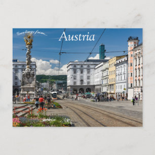 Une vue de Linz Autriche  Carte postale