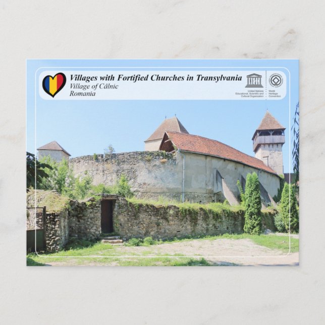 UNESCO WHS - Village de Câlnic Carte postale (Devant)