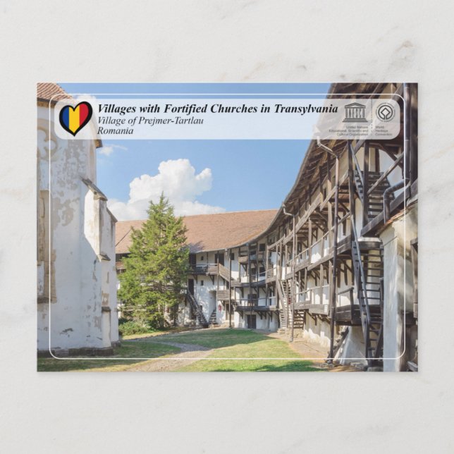 UNESCO WHS - Village de Prejmer-Tartlau Carte Post (Devant)