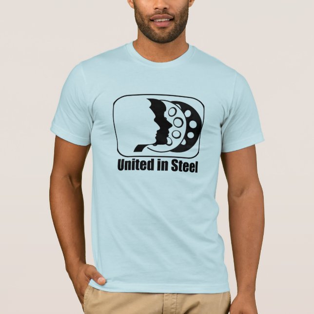 Uni dans le T-shirt en acier (Devant)