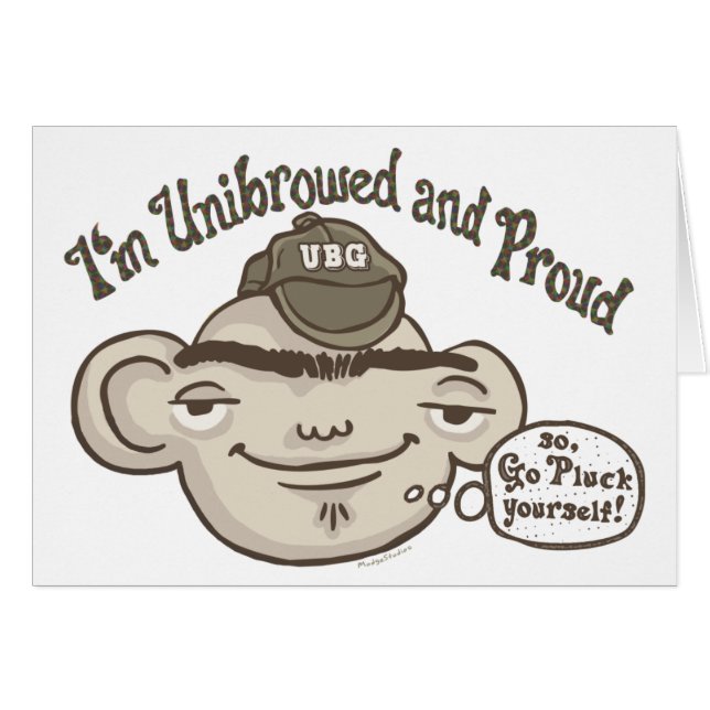 Unibrowed et fier (Devant horizontal)