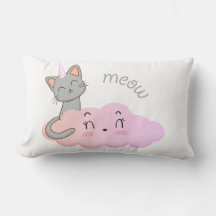 unicat cloud meow coussin