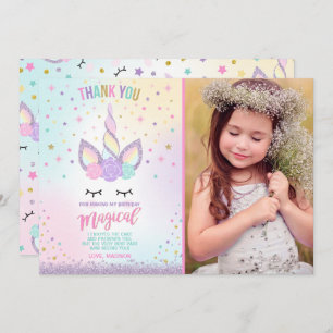 Unicorn Birthday Invitation Magique Unicorn Party