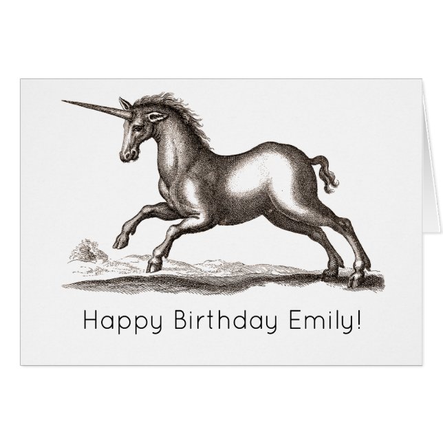 Unicorn Classic Running Magic Woodland Créature (Devant horizontal)