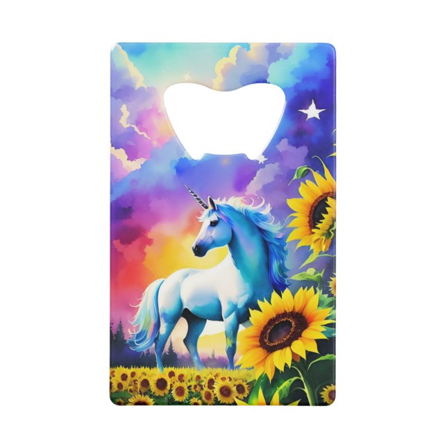 Unicorn Dreams Aquarelle Zippo Lighter (Devant)