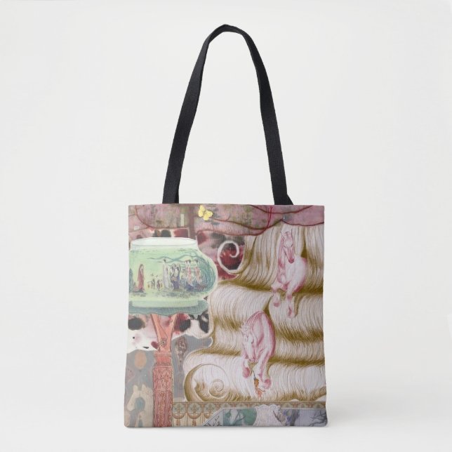 Unicorn Dreams Pink Tote Bag (Devant)