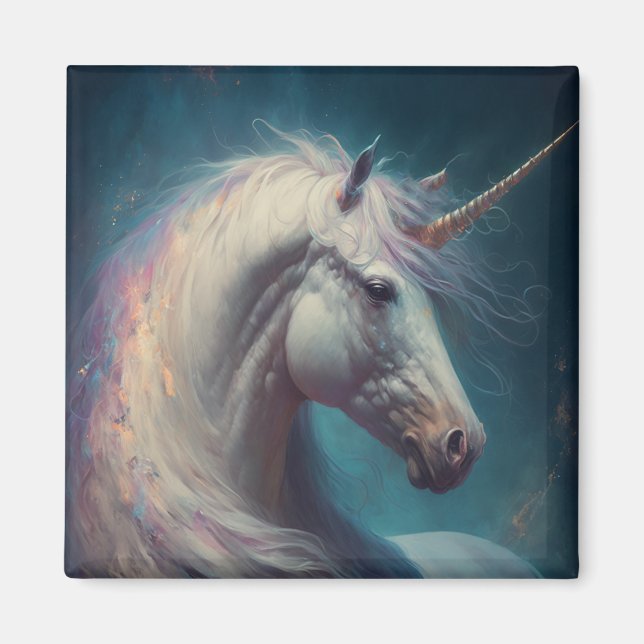 Unicorn Imaginaire Art Magnet (Devant)