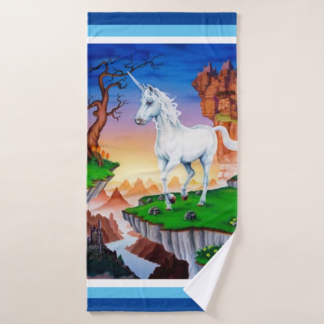 Unicorn imaginaire serviette de bain (Serviette de bain)