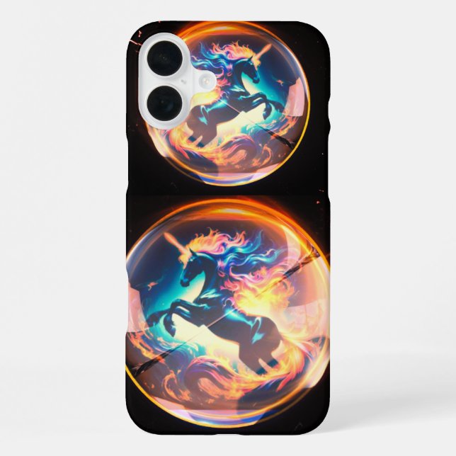Unicorn iPhone 16 plus coque (Verso)