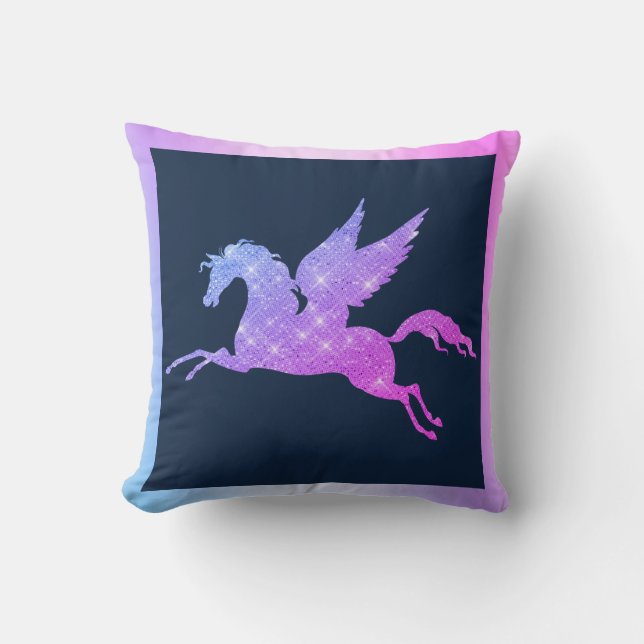 UNICORN MARINE ROSE DOUBLESIBLE Coussin de coussin (Recto)