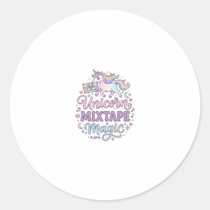 Unicorn Mixtape Magie Autocollant et T-shirt Adora