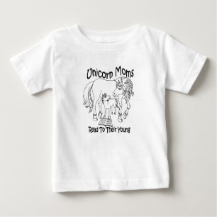 Unicorn Moms Lire À Leur Jeune - Baby T-Shirt
