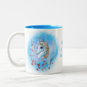 Unicorn Mug Gift - Thème d'hiver