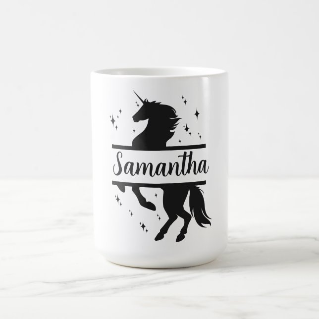 Unicorn Personnalisée Mug classique de 15 oz (Centre)