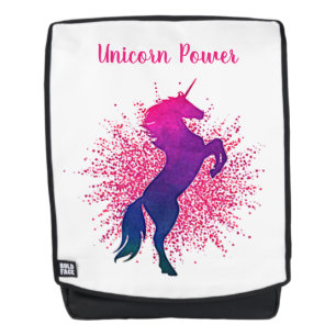 "Unicorn Power" Unicorn & sac à dos Parties scinti