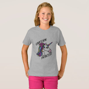 Unicorn Princess Design - T-shirt de base pour fil