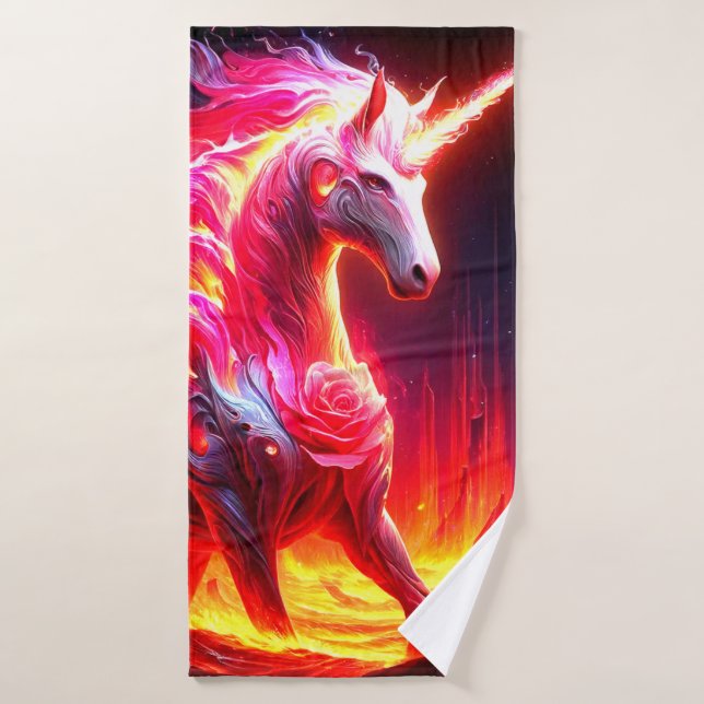 Unicorne (Serviette de bain)