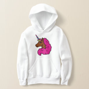 Unicorne Afro Rose Chaud