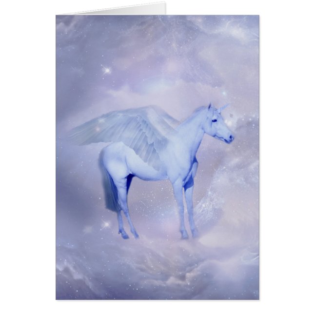 Unicorne avec ailes imaginaire (Devant)