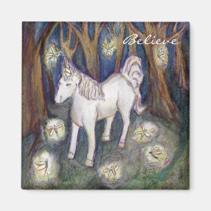 Unicorne avec Fairies Custom Refrigerator Magnets