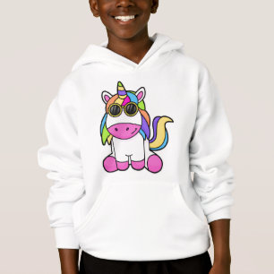 Unicorne avec lunettes de soleil
