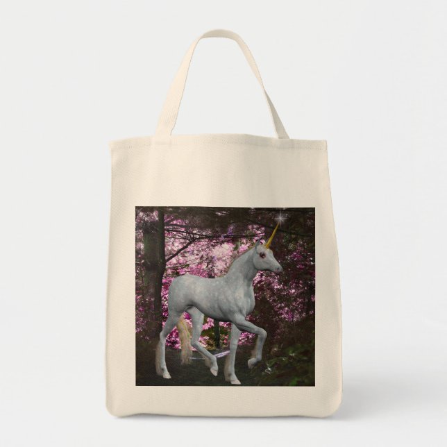 Unicorne Blanche Dans Sac fourre-tout Imaginaire F (Devant)