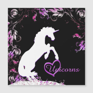 Unicorne blanche V (éclaboussure colorée)