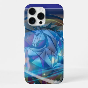 Unicorne bleu iPhone 16 pro max coque