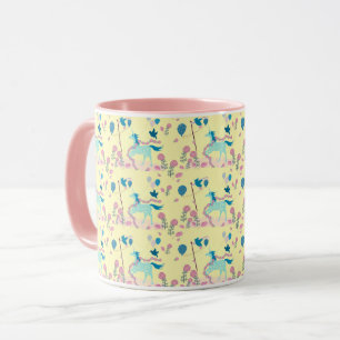 Unicorne Bleue Célébrant Son Anniversaire 2 Mug