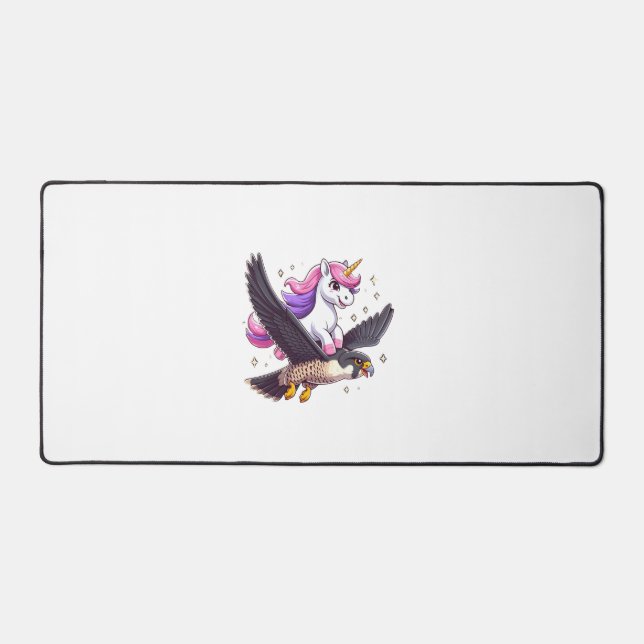 Unicorne équitation Peregrine Falcon Garçon Filles (Recto)
