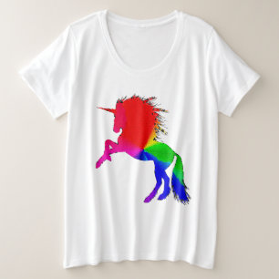 Unicorne fière de design coloré en verre de tôle, 
