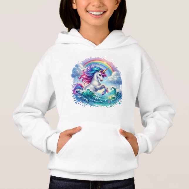 Unicorne Imaginaire avec arc-en-ciel (Devant)