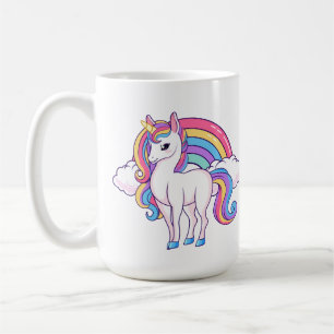 unicorne mignonne ajouter monogramme Café Mug