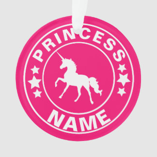 Unicorne Nom personnalisé princesse Arc en arc ros