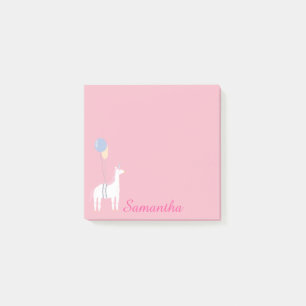 Unicorne personnalisée avec Ballons Post-It Notes