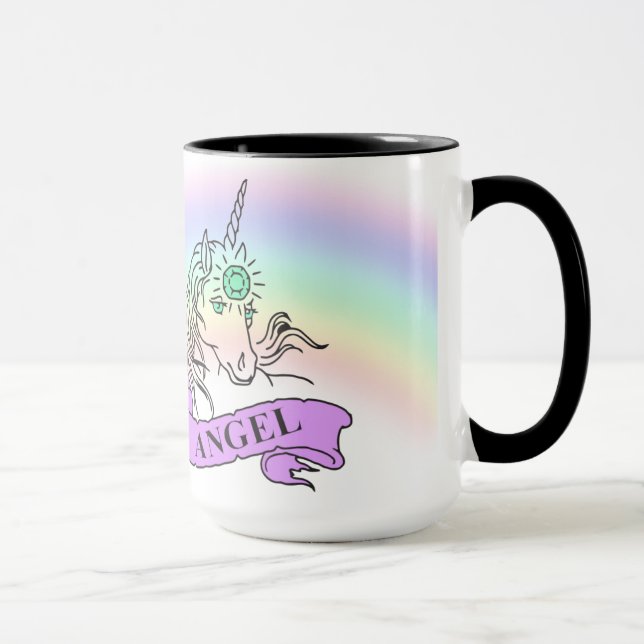 Unicorne* Ringer Mug (Droite)